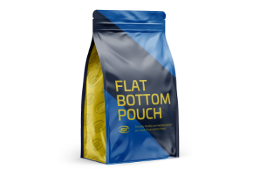 Flat Bottom Pouches (With and Without Zipper)
